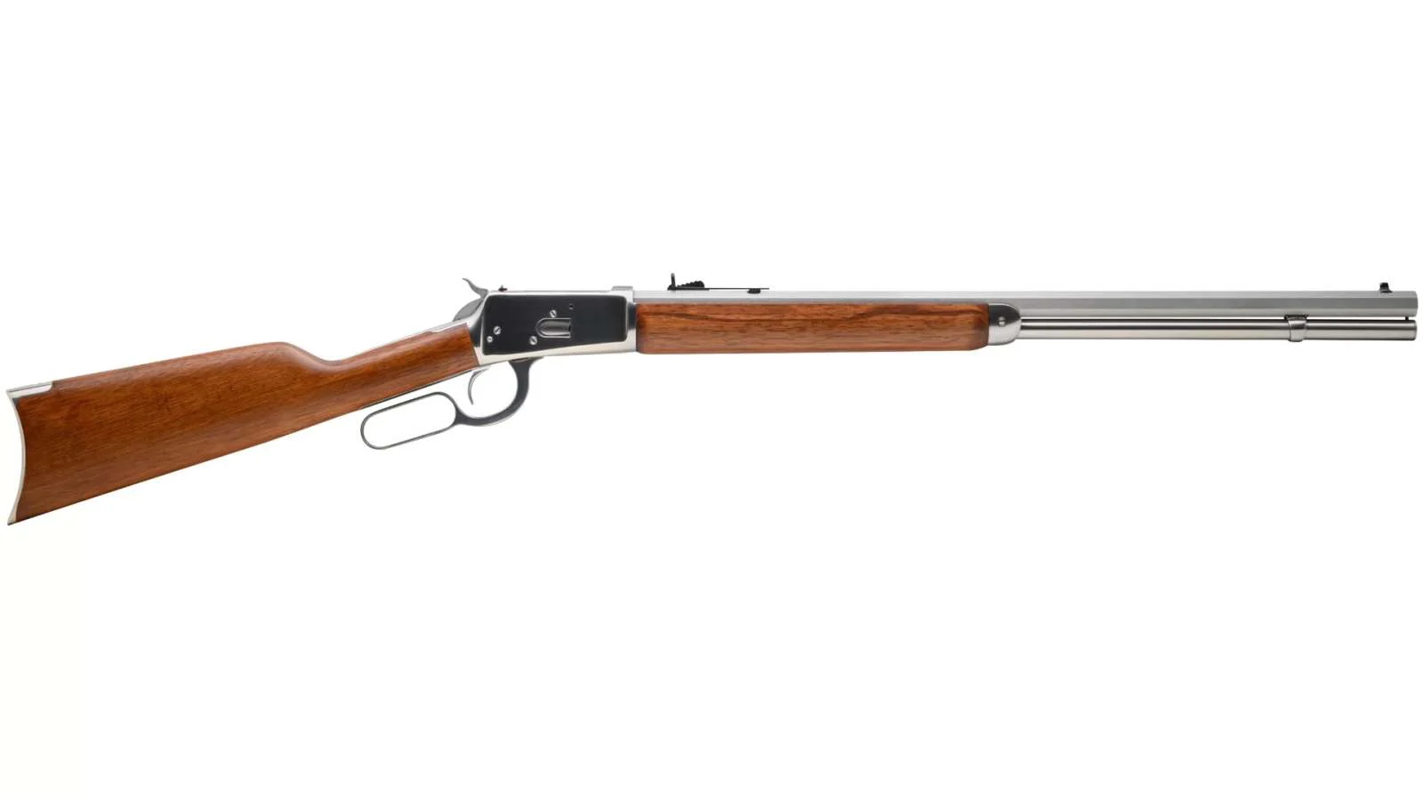 Rossi 920442493 R92 .44 Mag 12+1 Lever Action Rifle, Polished Stainless, Octagon Barrel