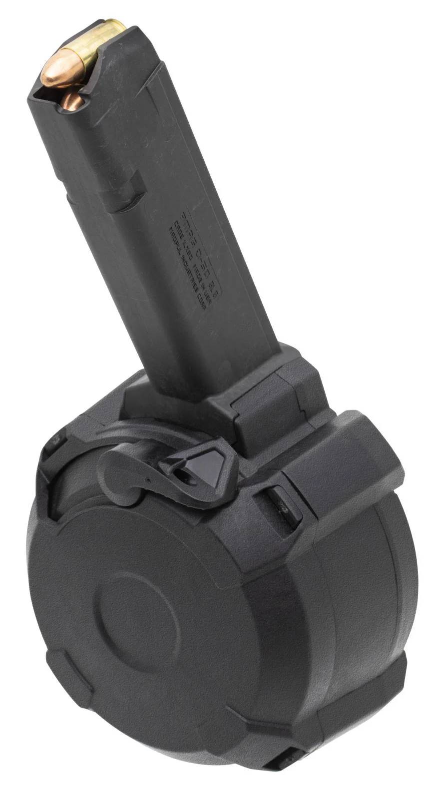 Magpul Industries MAG1033-BLK PMAG D-50 GL9 GLOCK 9mm 50rd High Capacity Magazine