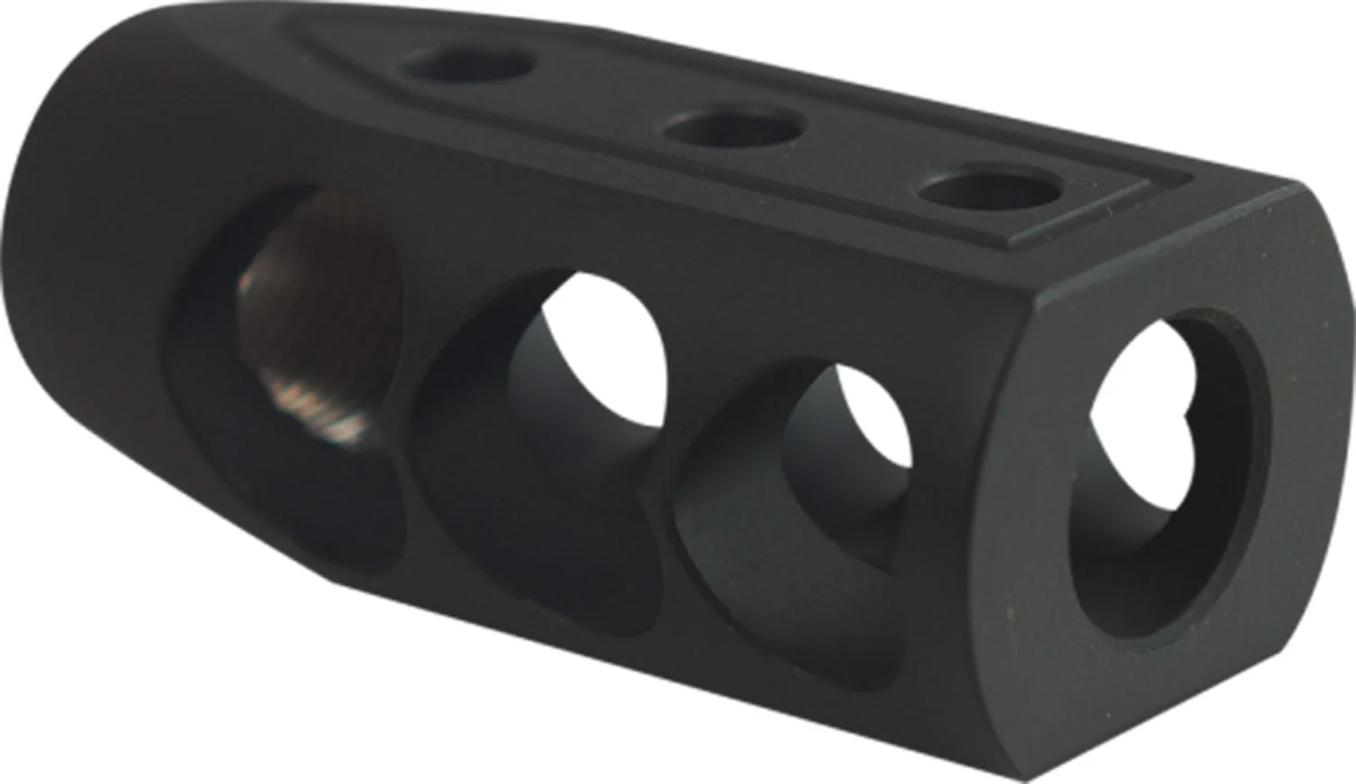 TIMBER CREEK OUTDOOR INC 50BEOHBBLC Muzzle Brake50 Beowulf 49/64-20 tpi Black Cerakote Aluminum