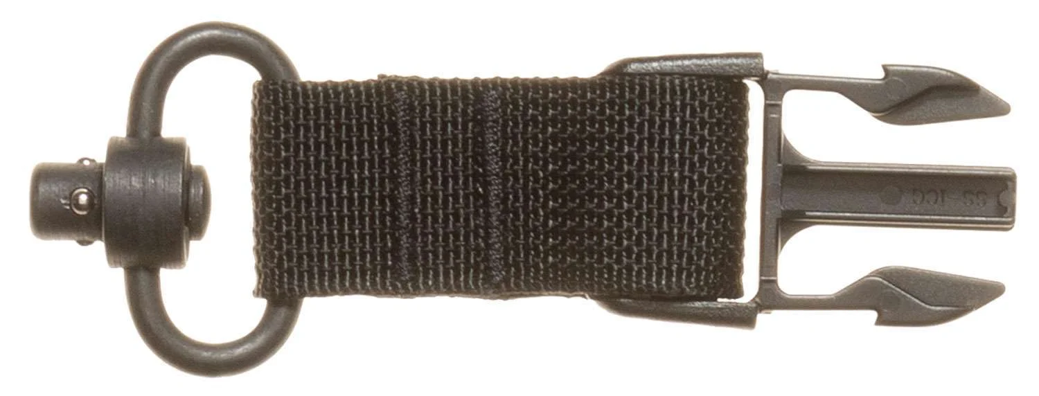 Tacshield T6093BK QD Sling Attachmentfor QD Push Button Black Webbing