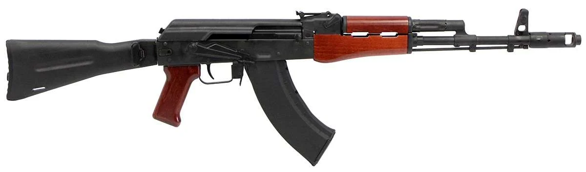 Kalashnikov USA KR-103SFSRW 7.62X39 30+1 Semi-Auto Rifle: Red Furniture, Synthetic Folding Stock