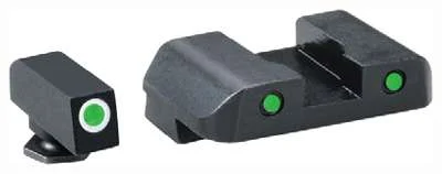 AMERIGLO TRITIUM PRO OPER. SET GREEN/GREEN GLOCK 17 & 22+
