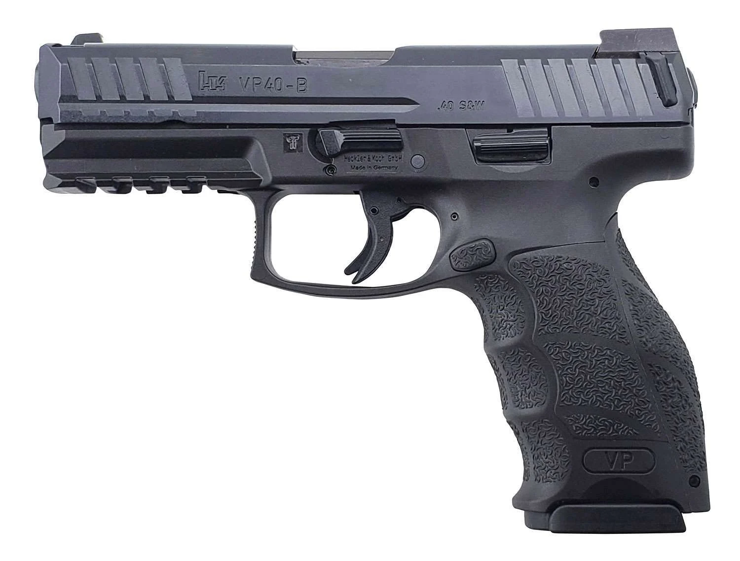 HK 81000272 VP40 .40 S&W 4.09" 10+1 Striker Fire Pistol, Black, Interchangeable Backstrap, Ergonomic Grip, 2 Magazines