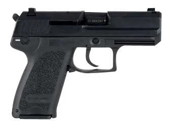 HK 81000338 USP Compact V1 40 S&W 10+1 Double/Single Action, Black Blued Steel, Interchangeable Backstrap, 2 Magazines
