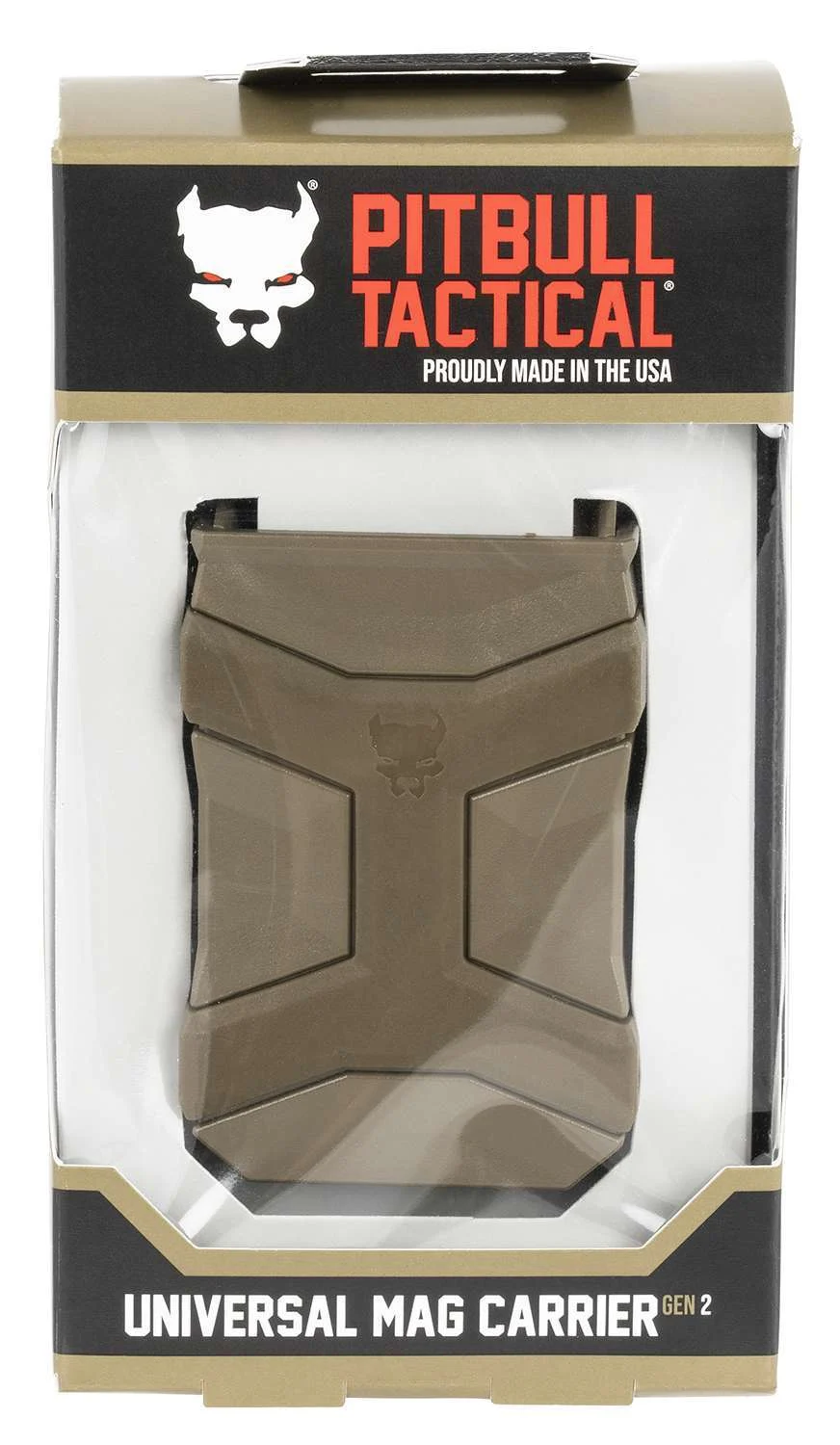 PITBULL TACTICAL UNIVERSAL MAG CARRIER FLAT DARK EARTH