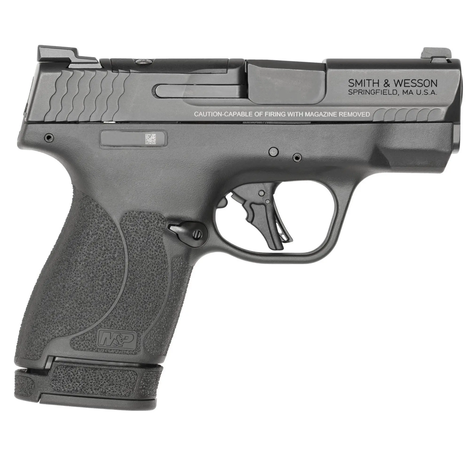 Smith & Wesson 13534 M&P9 SHIELD PLUS 9mm 13 + 1 Optics Pistol Black Double Action Only Pistol