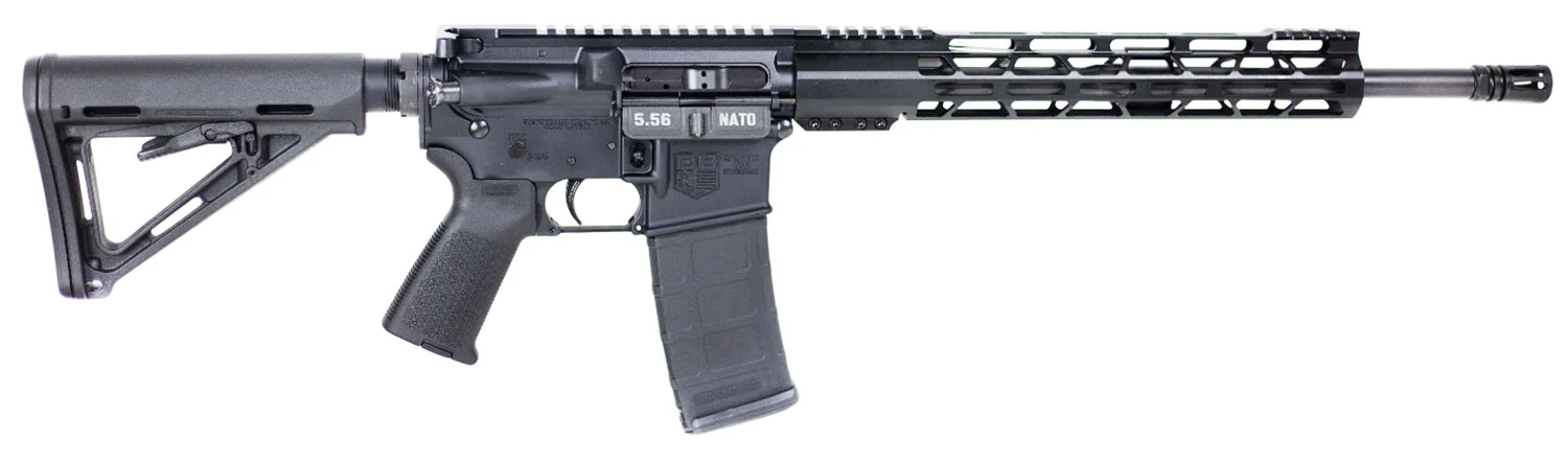 Diamondback 126151 DB15 5.56mm 10+1 Carbine Rifle: Black Hard Coat Anodized, Magpul MOE Stock, M-LOK Rail