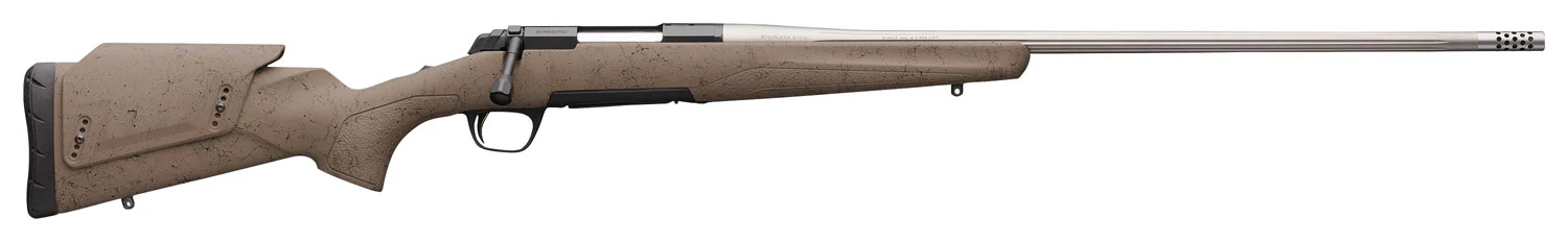 Browning 123062 X-Bolt .28 NOSLER 3+1 Bolt Rifle: Flat Dark Earth Cerakote, Adj Comb Stock, Matte Blued