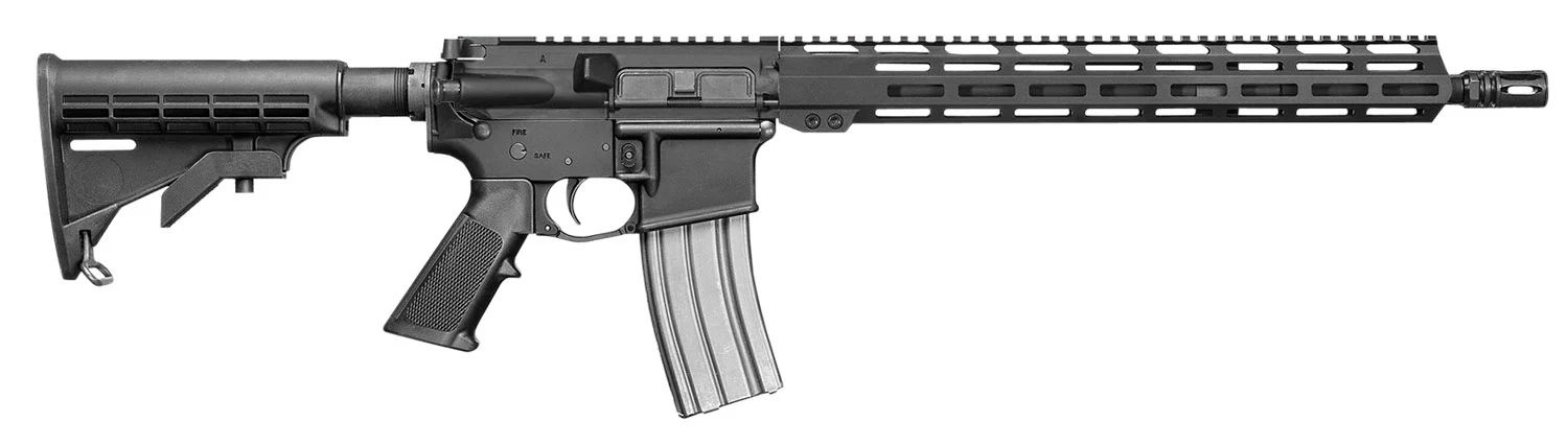 Del-Ton Inc ORFTMC16-M DT-15 Semi-Auto 5.56 30+1 Rifle: Black Hard Coat Anodized, M4 Stock, Polymer Grip