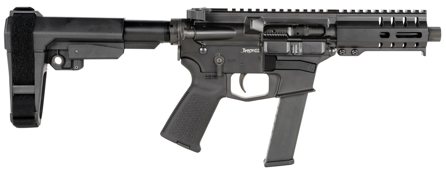 CMMG 122710 MKGS .40 S&W 22+1 Semi-Auto Pistol: Graphite Black Cerakote, Magpul MOE Grip, Lightweight Design