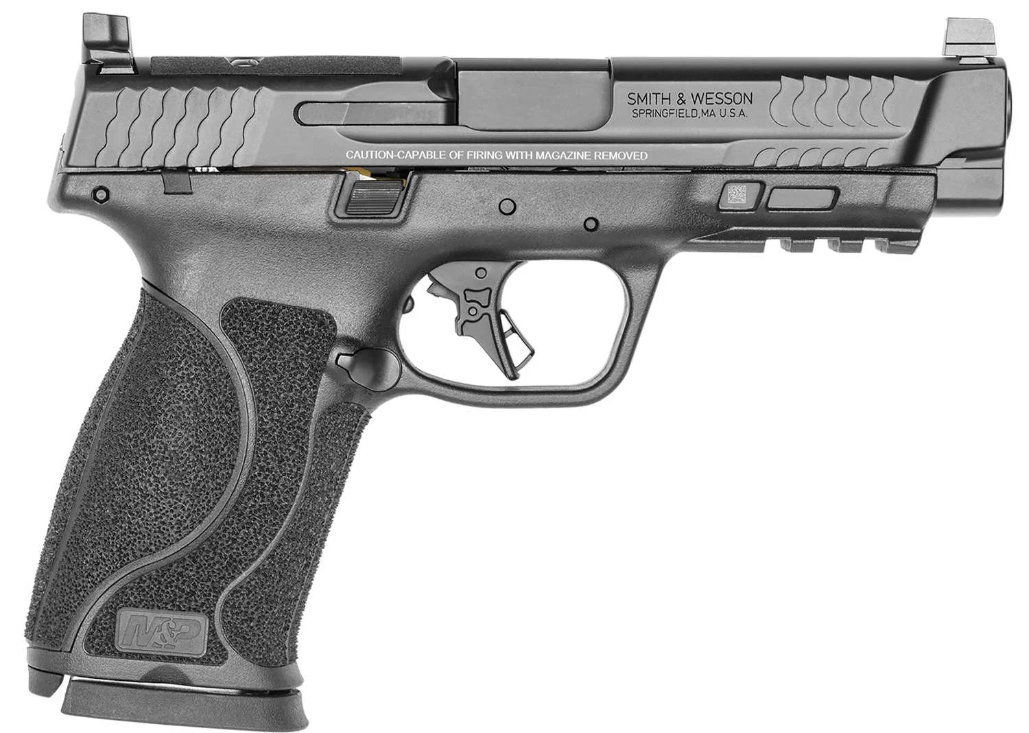 Smith & Wesson 13387 M&P10MM M2.0 10MM AUTO 15 Striker Fire Pistol with Optics Ready