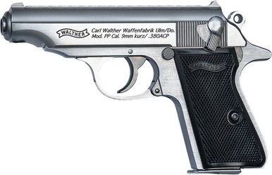 Walther Arms PP 32 ACP 8+1 3.90" Stainless Steel