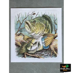 COMBAT WATERFOWL - LUNKER LOU STICKER