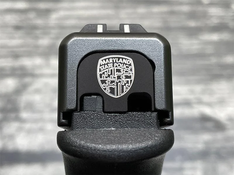 Milspin Maryland State Police Glock Slide Plate