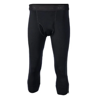 EBERLESTOCK Men's Lochsa Merino 3/4 Black Pant (L3PB)