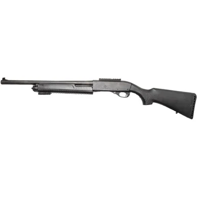 AMERICAN TACTICAL S-BEAM 12ga 18.5in Barrel Pump Action Optic Rail Blade Sight Shotgun (ATIGMB3R)