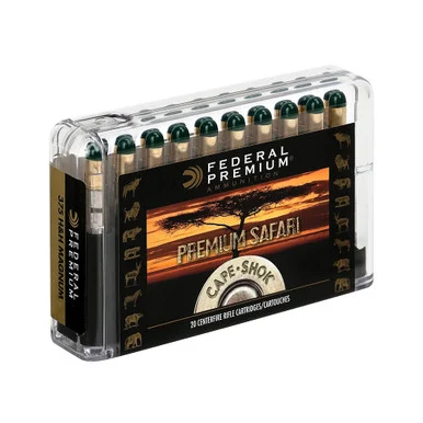 FEDERAL Cape-Shok 370 Sako Mag 286 Grain Woodleigh Hydro Solid Ammo, 20 Round Box (P370WH)