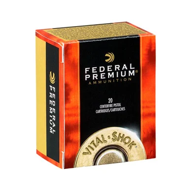 FEDERAL Vital-Shok 460 S&W Mag 275 Grain Barnes Expander Ammo, 20 Round Box (P460XB1)