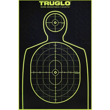 TRUGLO Tru-See 12 Pack of Handgun 12x18 Splatter Targets (TG13A12)