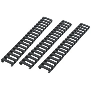 ERGO LowPro 18-Slot Black 3-Pack Ladder Rail Cover (4373-3PKBK)