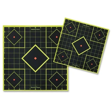 BIRCHWOOD CASEY Shoot-N-C 8in 15 Targets Sight-In (34112-15)