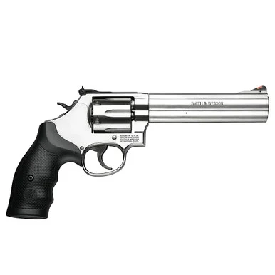 S&W 686 357 Mag,38 Special +P 6in 6rd Satin Stainless Revolver (164224)
