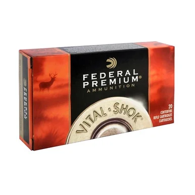 FEDERAL Vital-Shok 7mm Rem. Mag 160 Grain Trophy Bonded Tip Ammo, 20 Round Box (P7RTT1)
