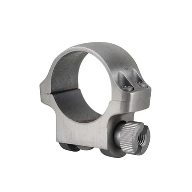 RUGER 3K 1in Low Stainless Steel Scope Ring (90281)