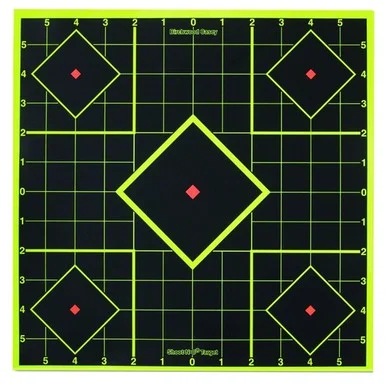 BIRCHWOOD CASEY Shoot-N-C 8in Sight-In Target 6-Pack (34105-6)