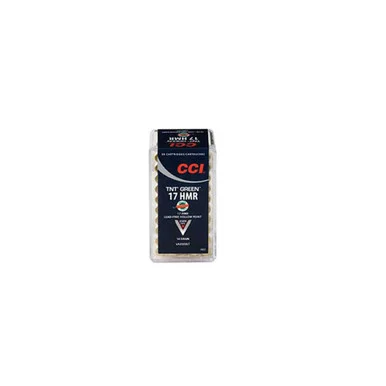 CCI Speer TNT Green 17 HMR 16 Grain Hollow Point Ammo, 50 Round Box (951)