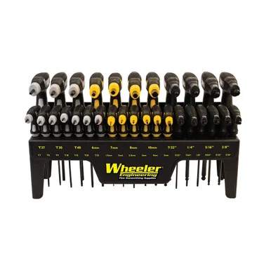 WHEELER 30 Piece SAE/Metric Hex and Torx P-Handle Set (1081957)