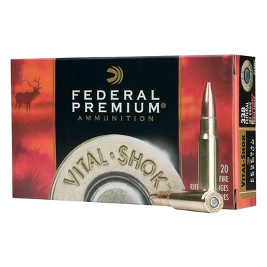 FEDERAL Vital-Shok 300 WSM 180 Grain Nosler Partition Ammo, 20 Round Box (P300WSMB)