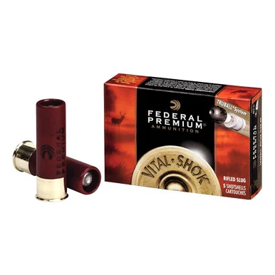 FEDERAL Vital-Shok TRUBALL 20 Gauge 2.75in Rifled Slug Ammo, 5 Round Box (PB203RS)