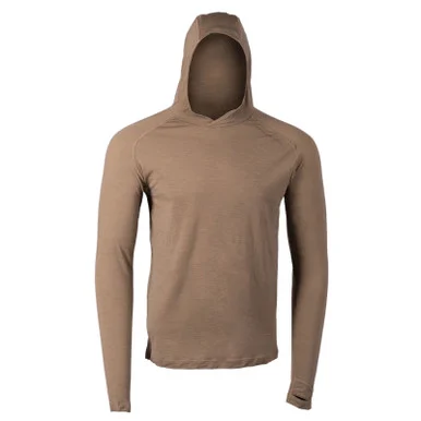 EBERLESTOCK Men's Lochsa Merino Dark Earth Hoody (LHE)