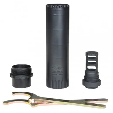 YANKEE HILL MACHINE 5.56 Turbo Suppressor with QD Muzzle Brake Mount (YHM-2125-5M2)