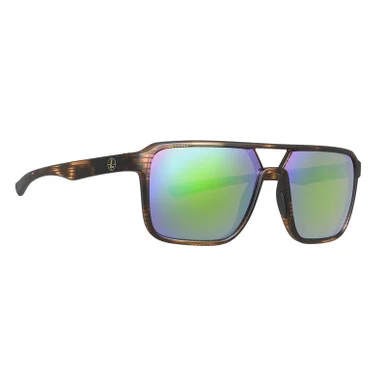 LEUPOLD Bridger Matte Tortoise/Emerald Mirror Sunglasses (186747)