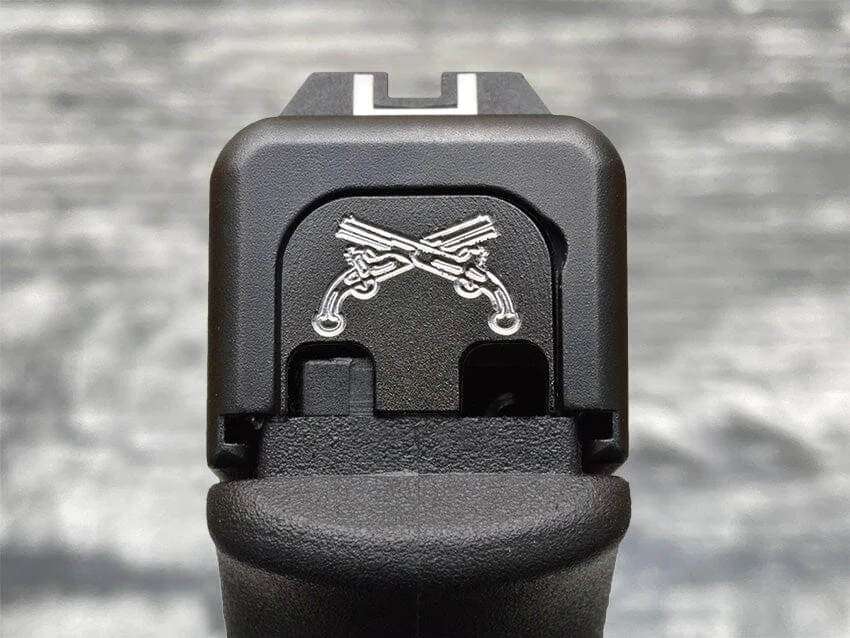 Milspin Cross Pistols Slide Back Plate