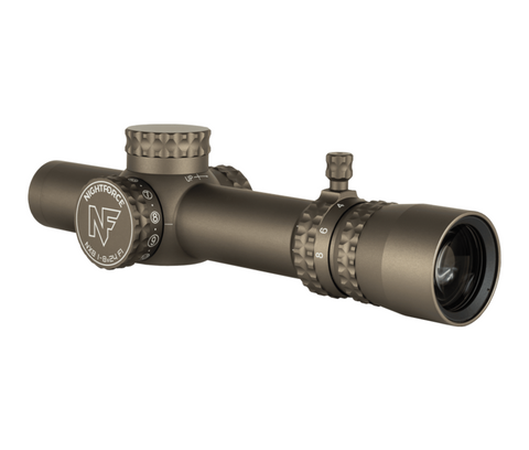 Nightforce: Like New NX8 - 1-8x24 F1, FC-DMx - Dark Earth