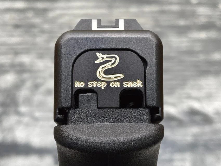 Milspin No Step on Snek Slide Back Plate