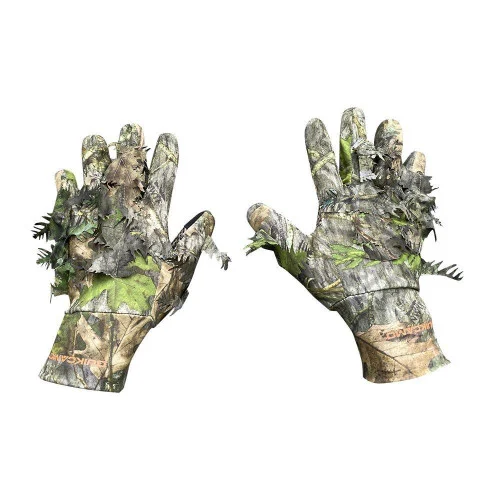 3D Leafy Camo Gloves