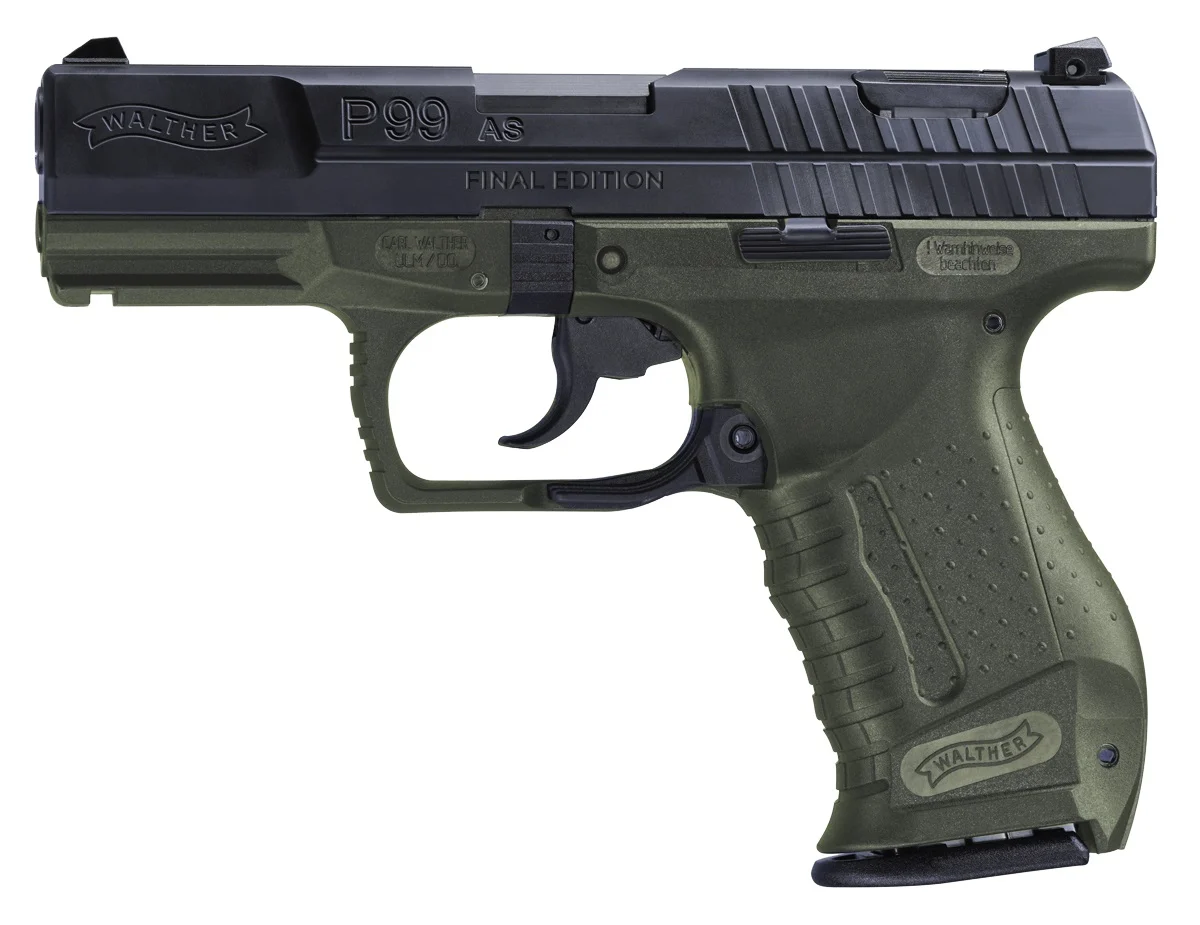 Walther Arms P99 9mm - OD Green