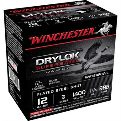Winchester Drylok Super Steel Magnum 12 Gauge 3 in 1-1/4 oz BBB
