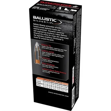 Winchester .25 WSSM Ballistic Silvertip 85gr PolyTip Ammo