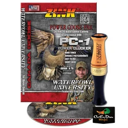 ZINK CALLS PC-1 POWER CLUCKER HEDGE & POLY GOOSE CALL W/ DVD