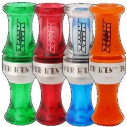 ZINK CALLS PH-2 POWER HEN CUSTOM ACRYLIC DOUBLE REED DUCK CALL