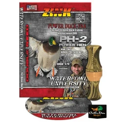 ZINK CALLS PH-2 SHADOWGRASS BLADES CAMO POLY DUCK CALL W/ DVD
