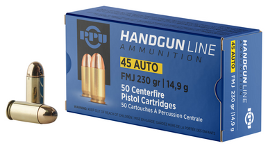 PPU .45 ACP 230gr FMJ Ammo