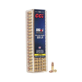 CCI .22 Long Rifle Mini-Mag High Velocity 40gr JHP Ammo