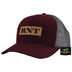 RNT SINCE FOREVER PATCH LOGO BALL CAP HAT - BURGUNDY