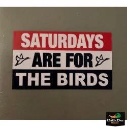 COMBAT WATERFOWL - SATURDAYS ARE FOR THE BOYS STICKER